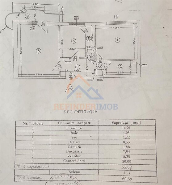 Rahova, Sebastian, vanzare apartament 2 camere